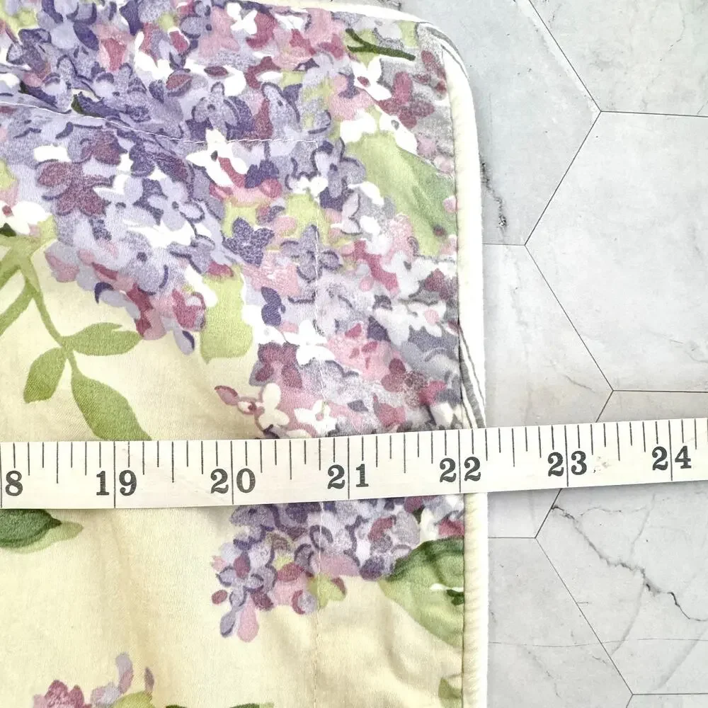 2 Vintage Lauren Ralph Lauren King Pillow Shams Cape Elizabeth Purple Lilac